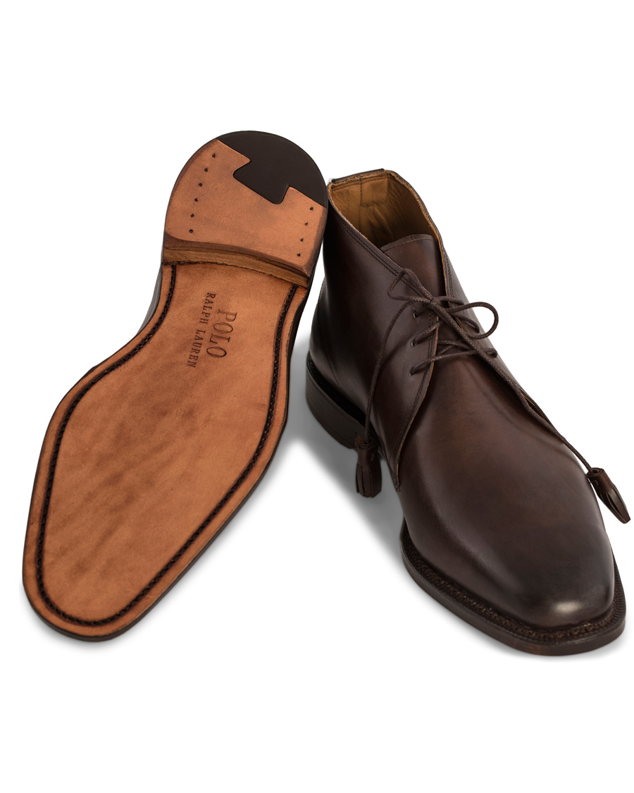 Homme | Polo Ralph Lauren Prestwick Boot Burnished Calf Dark Brown | Polo Ralph Lauren | Prestwick Boot Burnished Calf Dark Brown