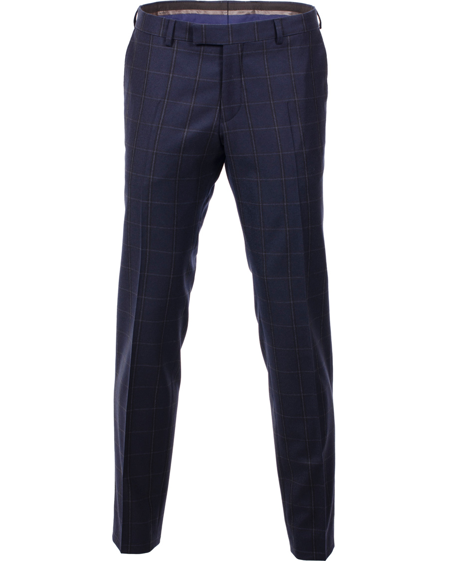 Homme | Costumes | Oscar Jacobson | Edmund Window Pane Suit Navy