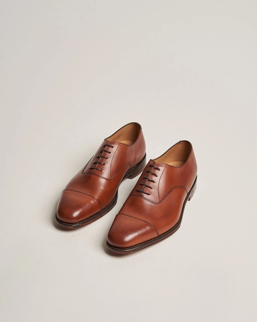 Homme | Chaussures Oxford | Loake 1880 | Aldwych Oxford Mahogany Burnished Calf