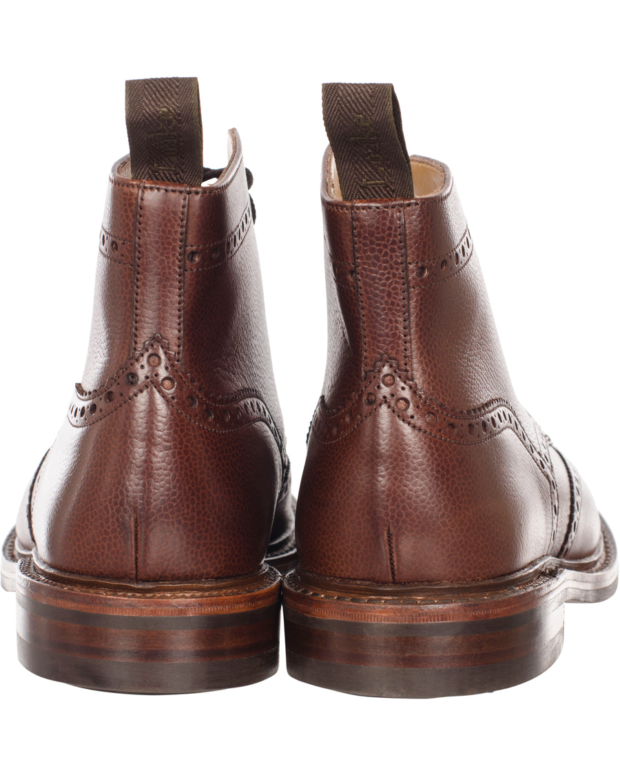 Homme | Loake 1880 Fairdford Brogue Boot Dark Brown Grain Calf | Loake 1880 | Fairdford Brogue Boot Dark Brown Grain Calf