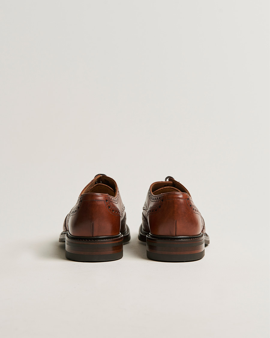 Homme | Richelieus | Loake 1880 | Chester Brogue Mahogany Burnished Calf
