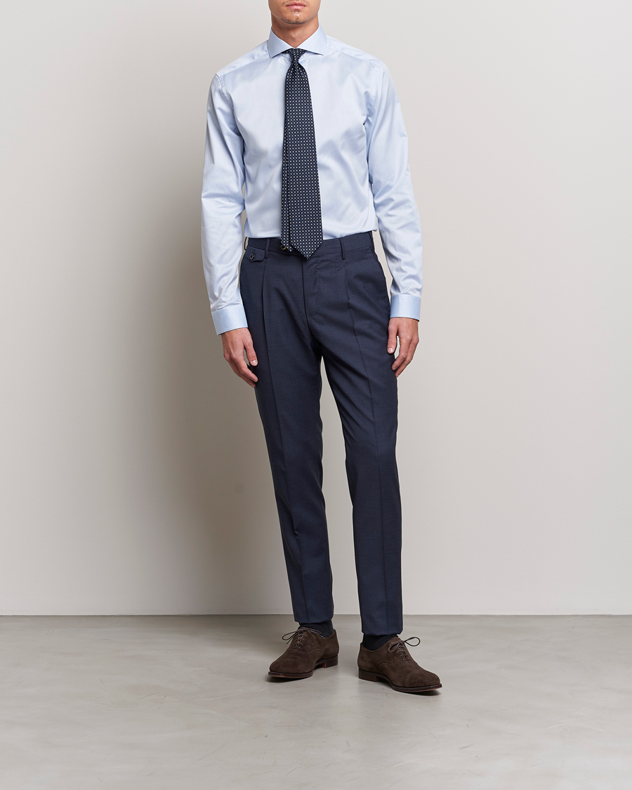 Homme | Chemises | Eton | Super Slim Fit Shirt Blue