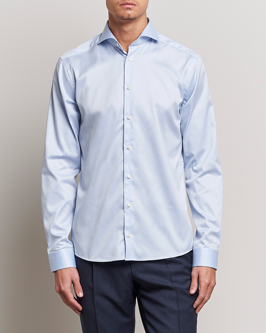 Homme | Chemises | Eton | Super Slim Fit Shirt Blue