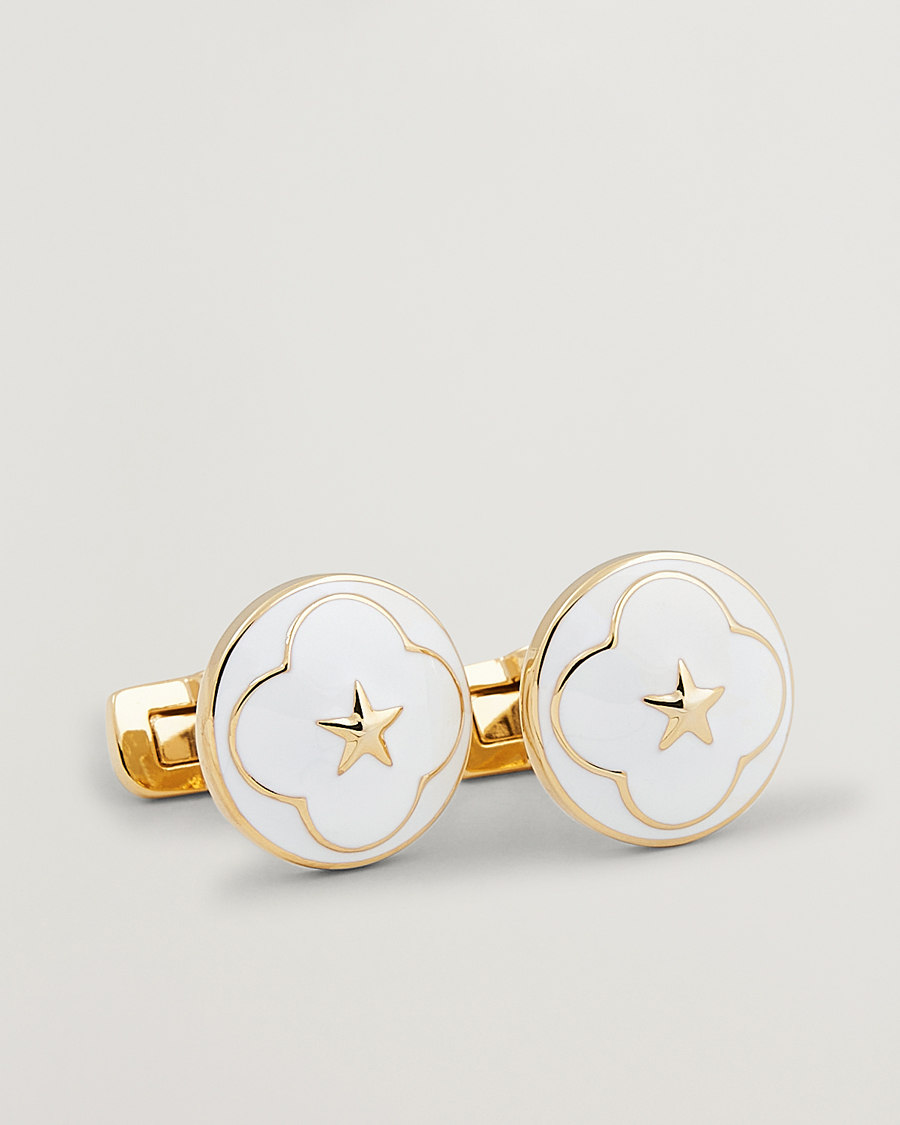 Homme | Skultuna Cuff Links Polar Star White | Skultuna | Cuff Links Polar Star White