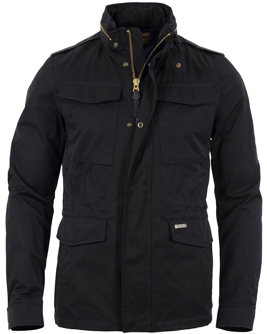Homme | Manteaux Et Vestes | Woolrich | Premium Twill Field Jacket Classic Navy