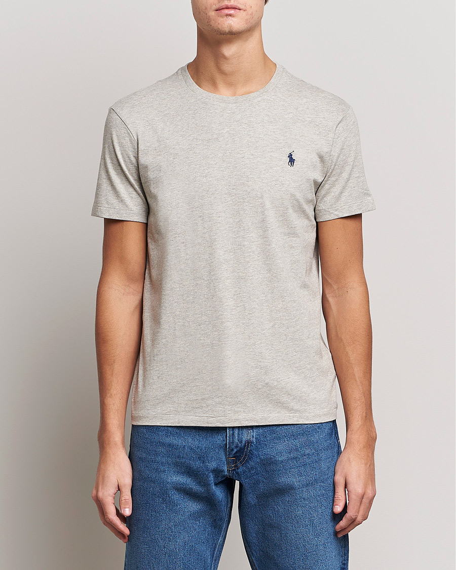 Homme | T-shirts À Manches Courtes | Polo Ralph Lauren | Custom Slim Fit Tee New Grey Heather