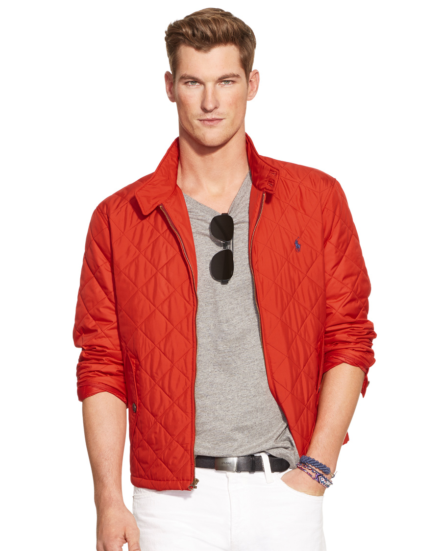 Homme | Manteaux Et Vestes | Polo Ralph Lauren | Barracuda Quilted Jacket Elliot Red