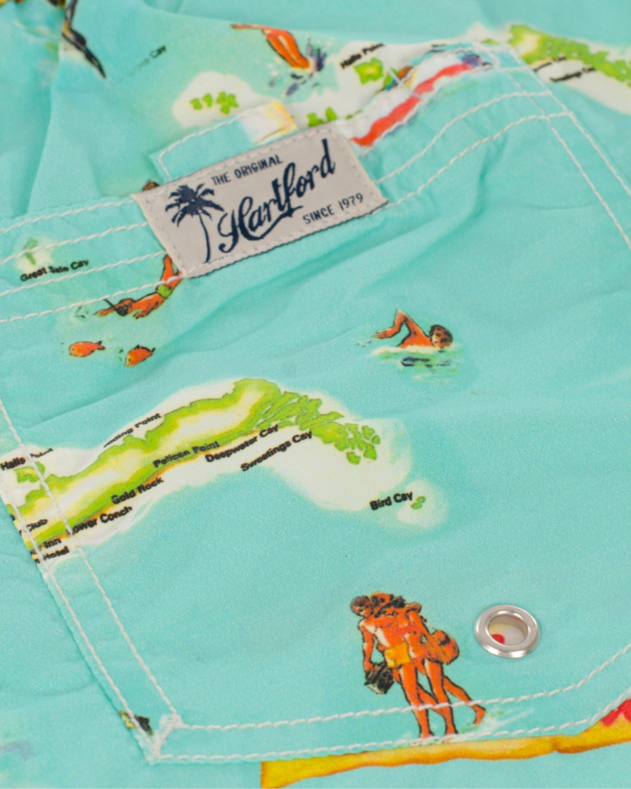 Homme | Maillots De Bain | Hartford | Swim Shorts Bahamas Aqua Blue