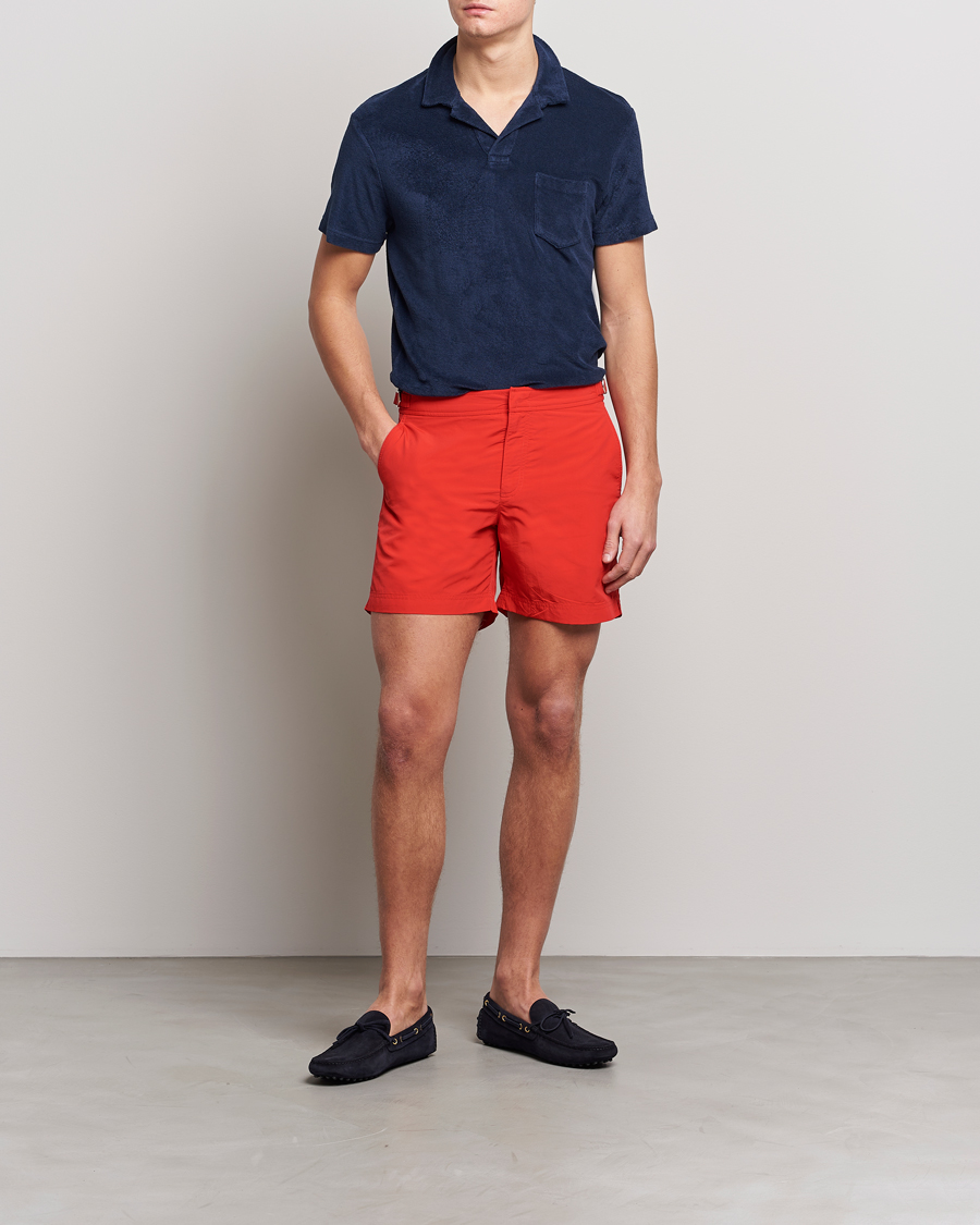 Homme | Polos | Orlebar Brown | Terry Polo Navy