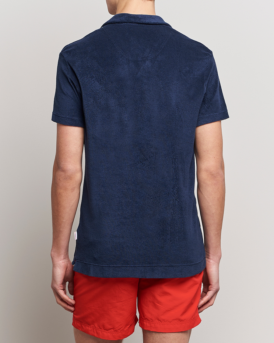 Homme | Polos | Orlebar Brown | Terry Polo Navy