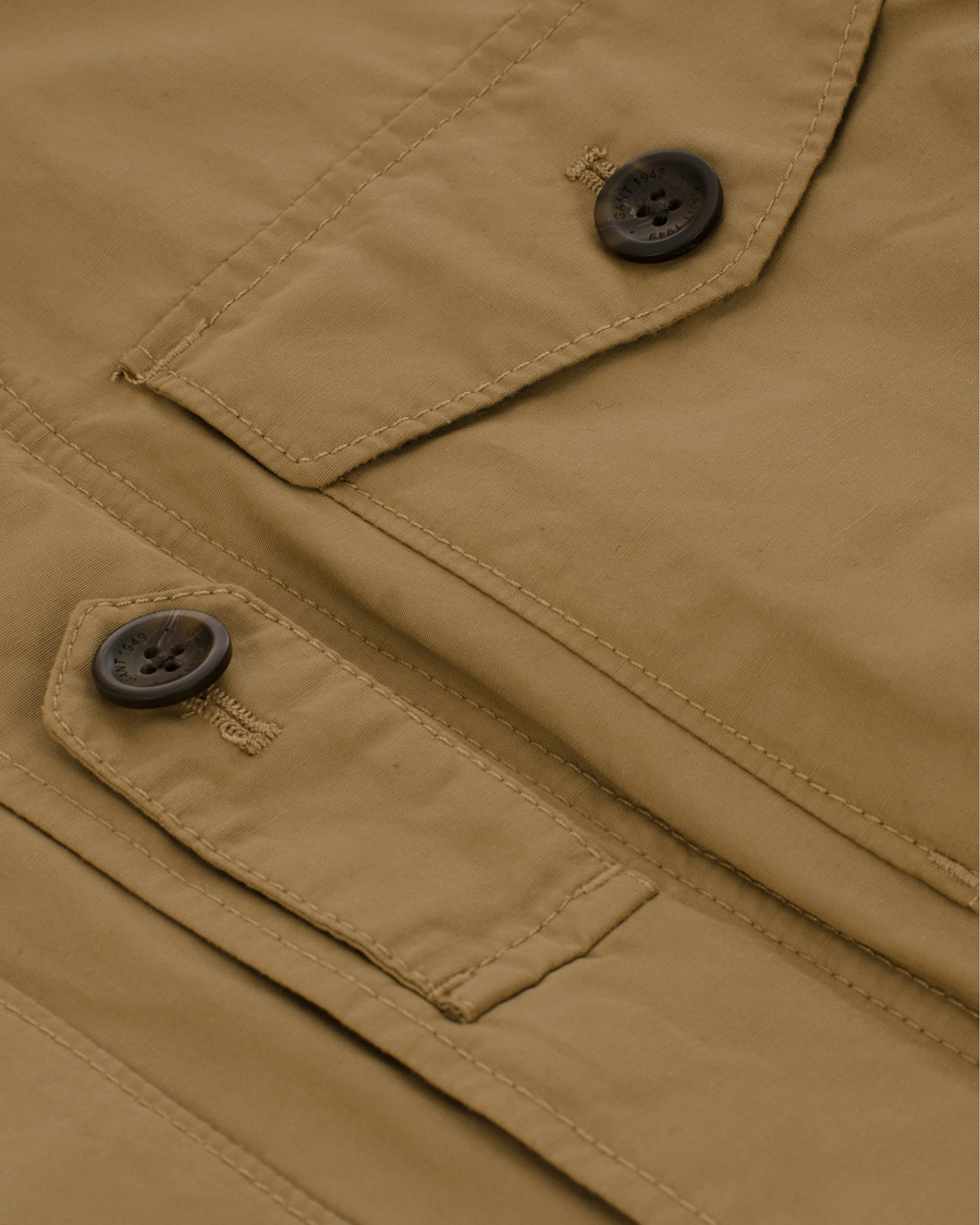 Homme | Manteaux Et Vestes | GANT | The Trooper Jacket Safari Khaki