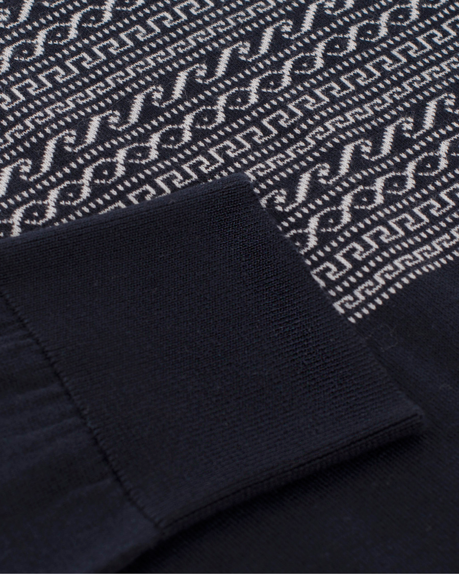 Homme | Pulls Et Tricots | John Smedley | Alnwick Slim Fit Cotton Pullover Navy/White