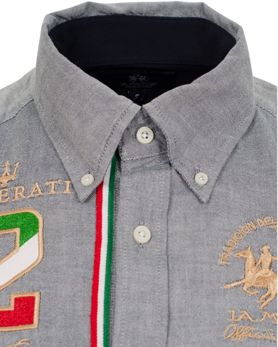 Homme | Chemises | La Martina | Maserati Oxford Shirt Navy