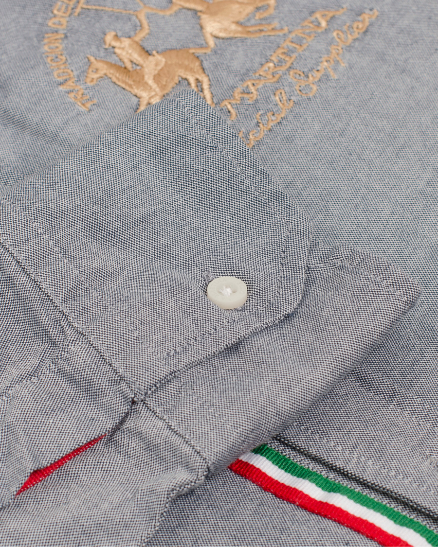 Homme | Chemises | La Martina | Maserati Oxford Shirt Navy