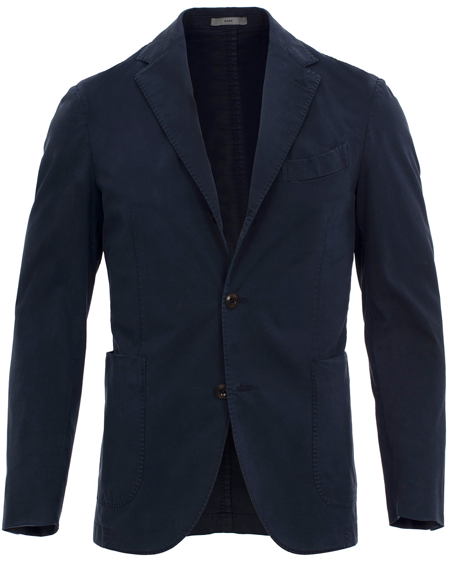 Homme | Blazers | Boglioli | Coat Cotton Blazer Navy