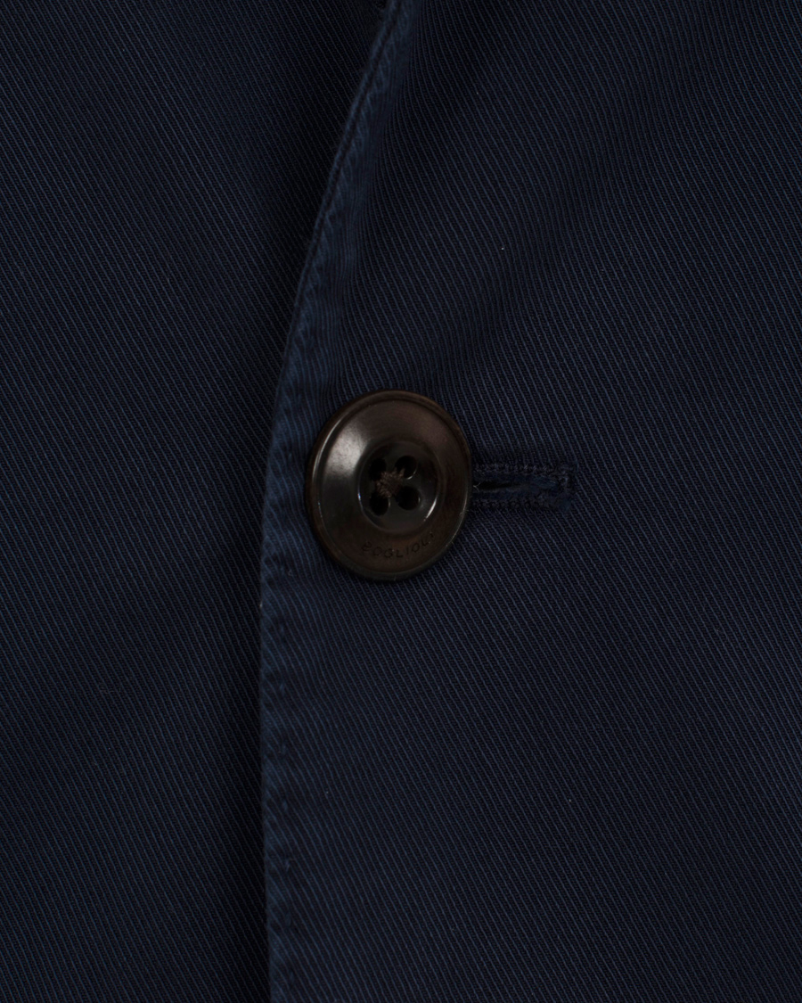 Homme | Blazers | Boglioli | Coat Cotton Blazer Navy