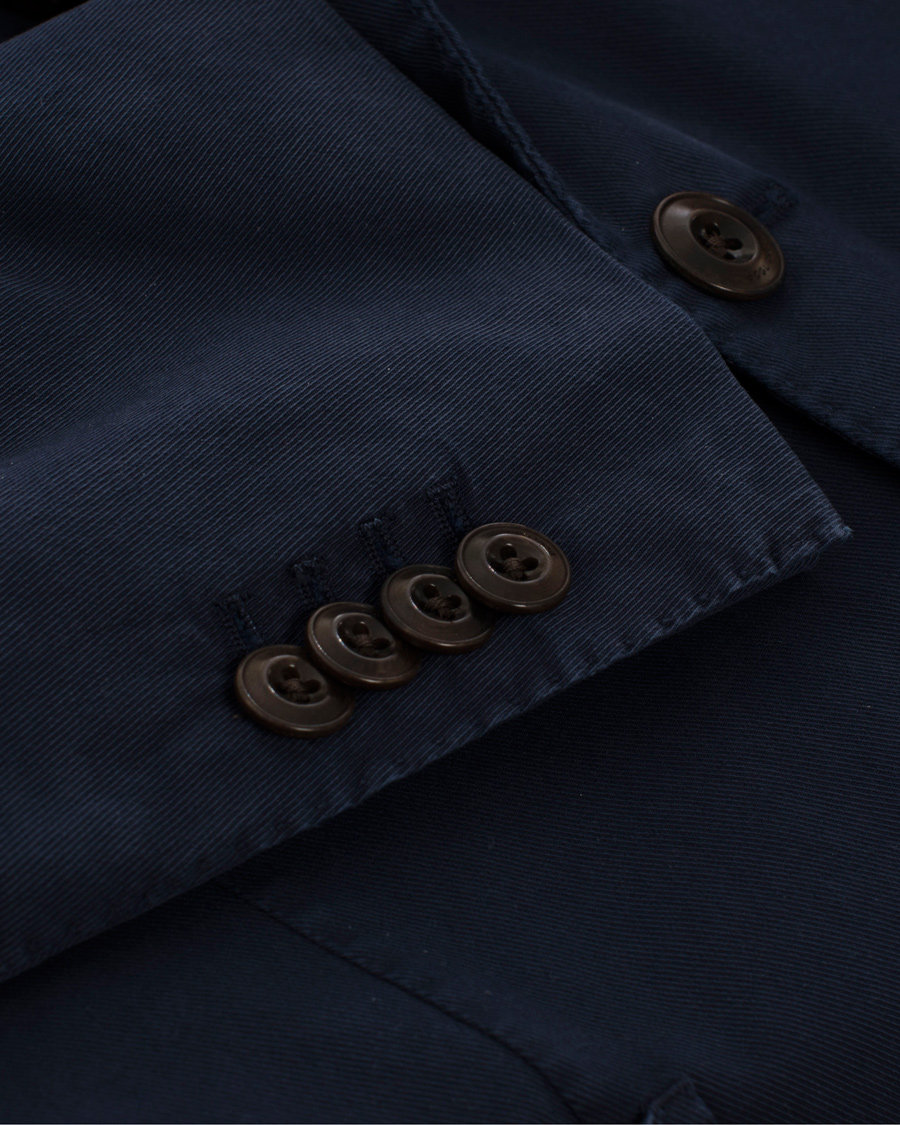 Homme | Blazers | Boglioli | Coat Cotton Blazer Navy