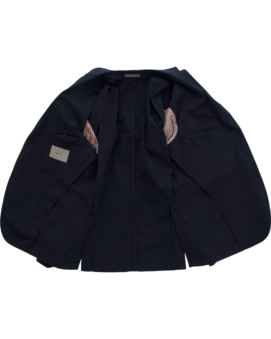 Homme | Blazers | Boglioli | Coat Cotton Blazer Navy