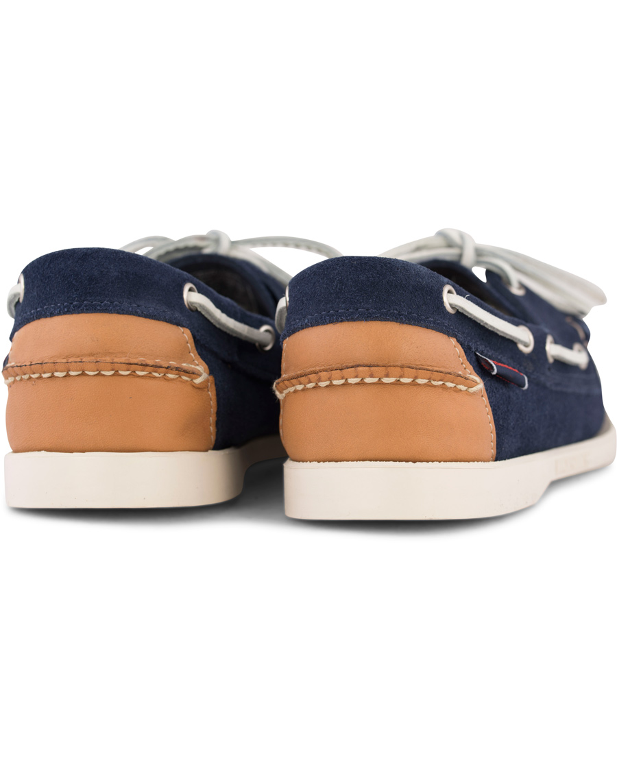Homme | Sebago Spinnaker Navy Suede/Tan Leather | Sebago | Spinnaker Navy Suede/Tan Leather