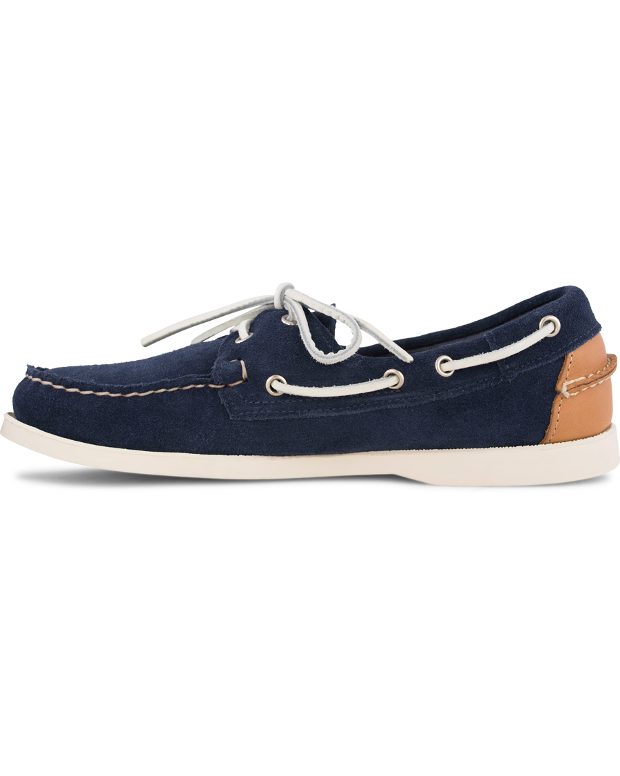 Homme | Sebago Spinnaker Navy Suede/Tan Leather | Sebago | Spinnaker Navy Suede/Tan Leather