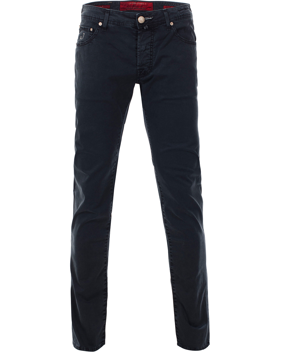 Homme | Pantalons | Jacob Cohën | 622 Slim 5-Pocket Trousers Old Blue