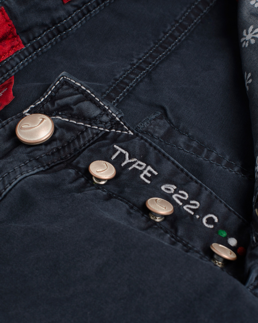 Homme | Pantalons | Jacob Cohën | 622 Slim 5-Pocket Trousers Old Blue