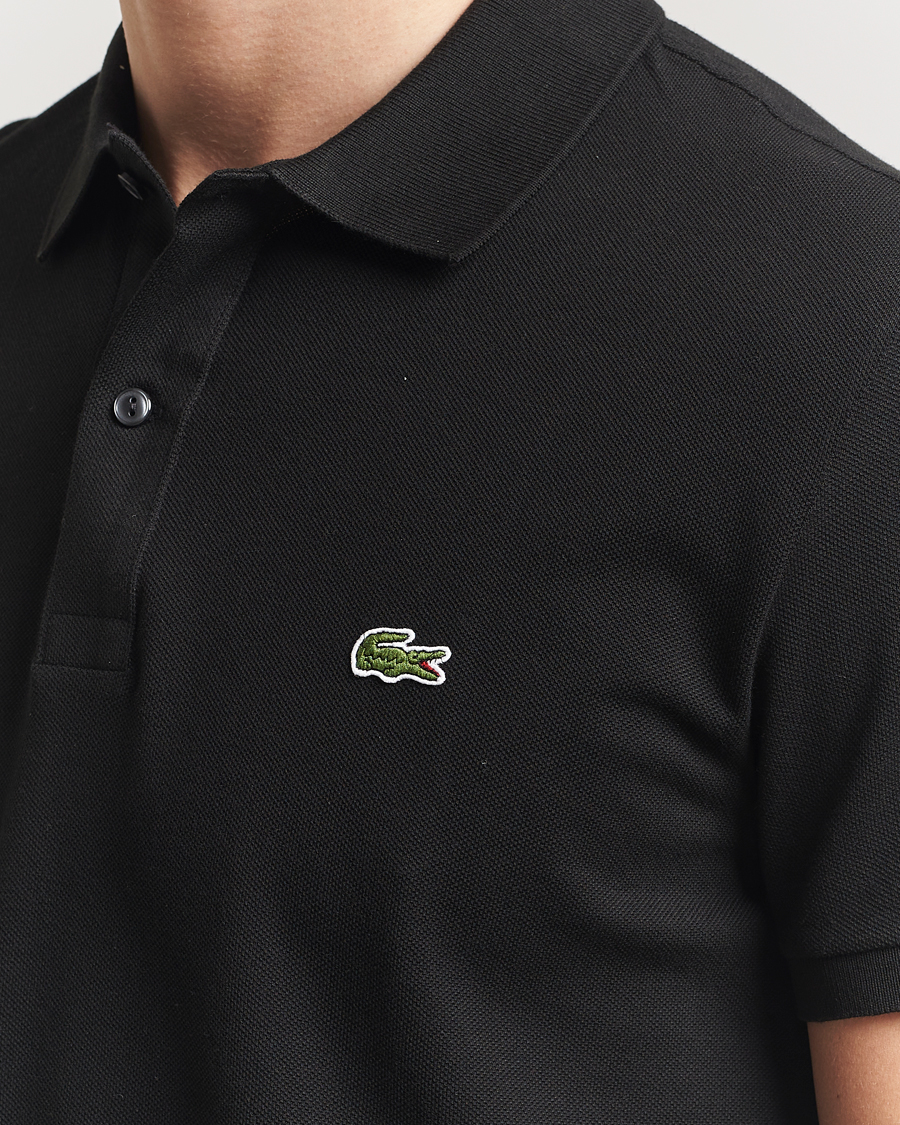 Homme | Polos | Lacoste | Slim Fit Polo Piké Black