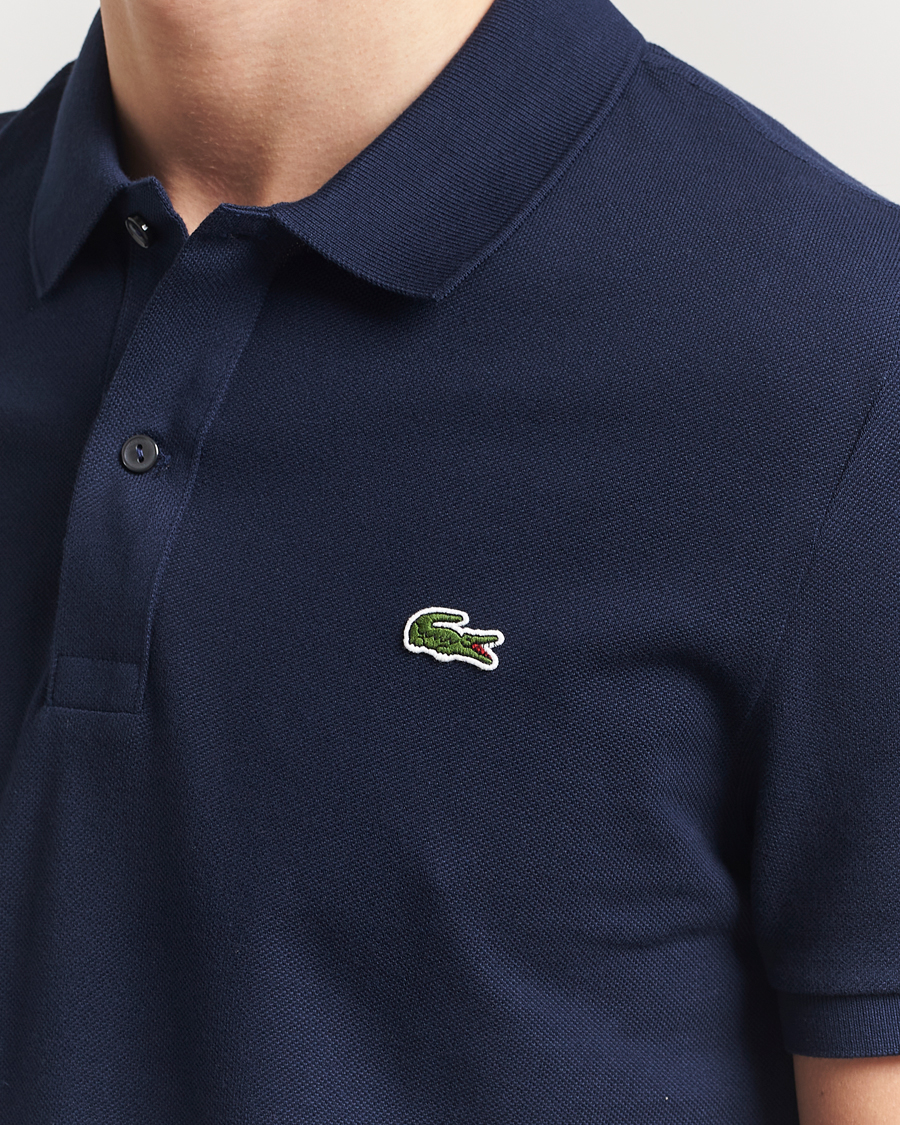 Homme | Polos | Lacoste | Slim Fit Polo Piké Navy Blue