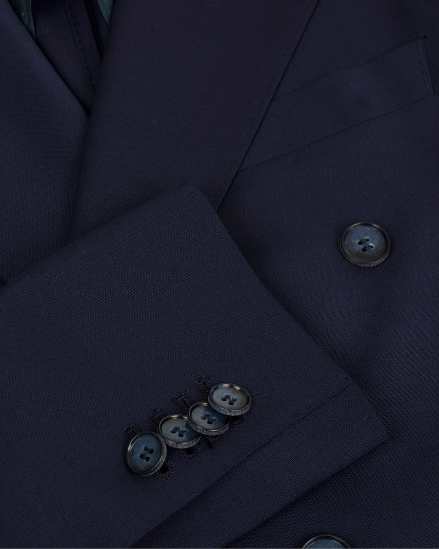 Homme | Blazers | Oscar Jacobson | Erik Double Breasted Blazer Napoli Blue