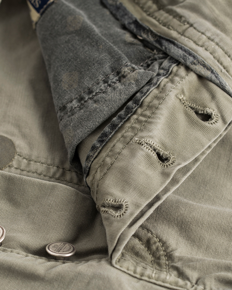 Homme | Pantalons | Morris | James Canvas 5-Pocket Washed Olive