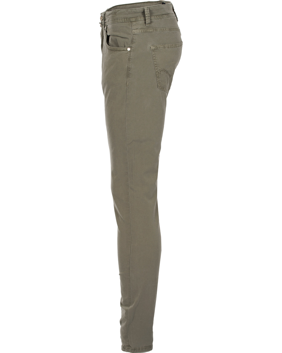 Homme | Pantalons | Morris | James Canvas 5-Pocket Washed Olive