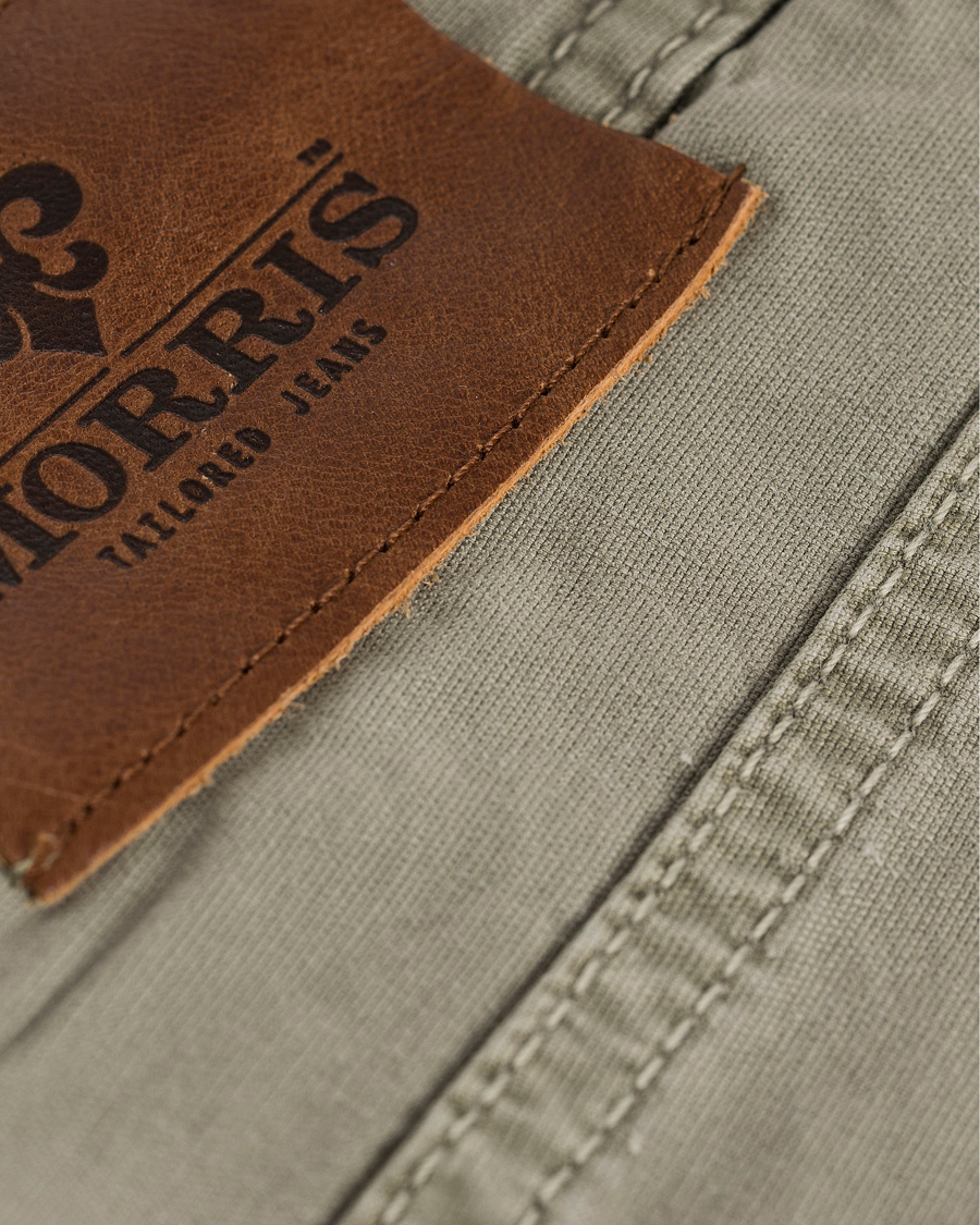 Homme | Pantalons | Morris | James Canvas 5-Pocket Washed Olive