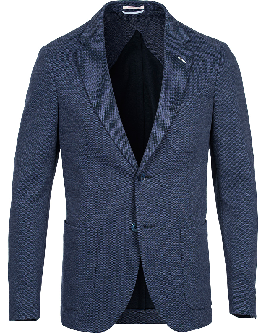 Homme | Blazers | GANT Rugger | Jersey Unconstructed Blazer Midnight Sky