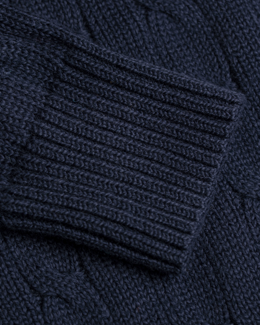 Homme | Pulls Et Tricots | Polo Ralph Lauren | Cotton Cable Crew Neck Hunter Navy