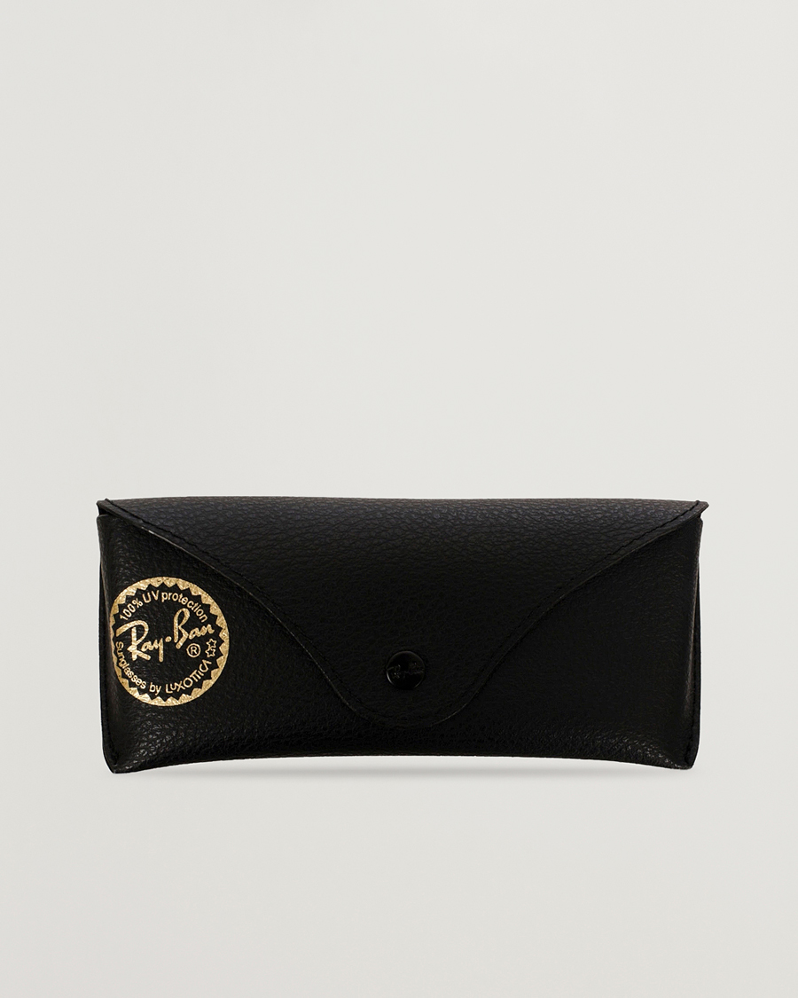 Homme | Lunettes De Soleil | Ray-Ban | New Wayfarer Sunglasses Black/Crystal Green