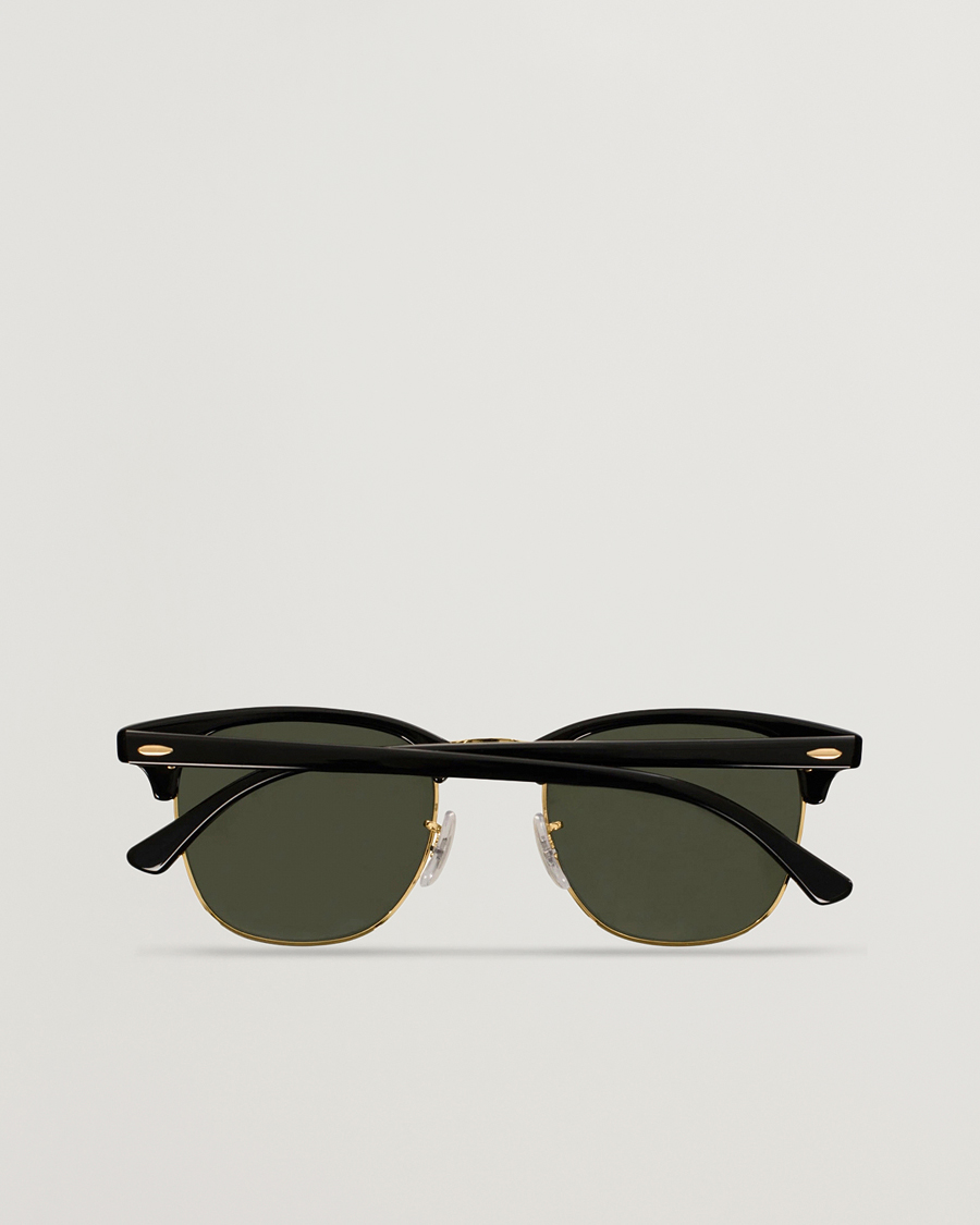 Homme | Lunettes De Soleil | Ray-Ban | Clubmaster Sunglasses Ebony/Crystal Green