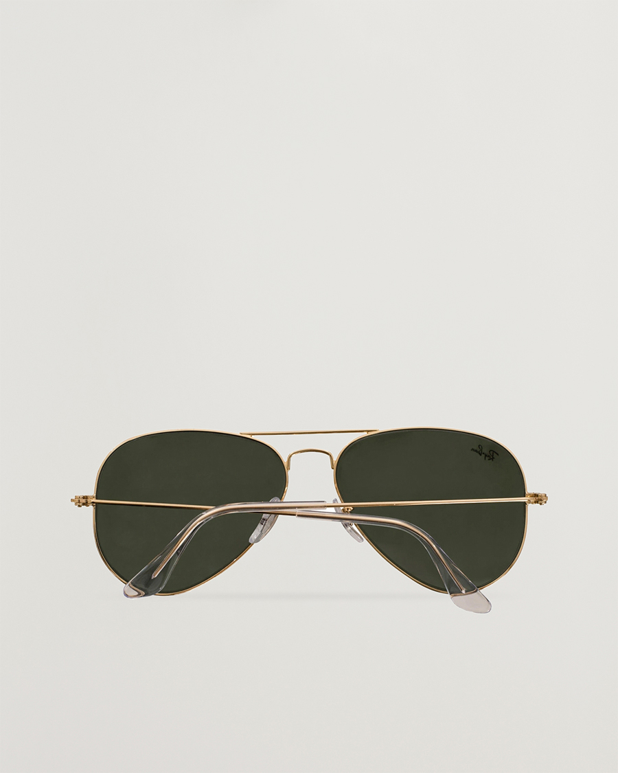Homme | Lunettes De Soleil | Ray-Ban | 0RB3025 Aviator Large Metal Sunglasses Arista/Grey Green