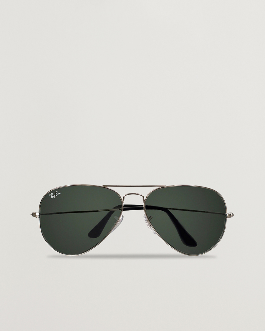 Homme | Lunettes De Soleil | Ray-Ban | 0RB3025 Aviator Large Metal Sunglasses Silver/Grey Mirror