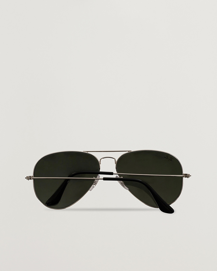 Homme | Lunettes De Soleil | Ray-Ban | 0RB3025 Aviator Large Metal Sunglasses Silver/Grey Mirror