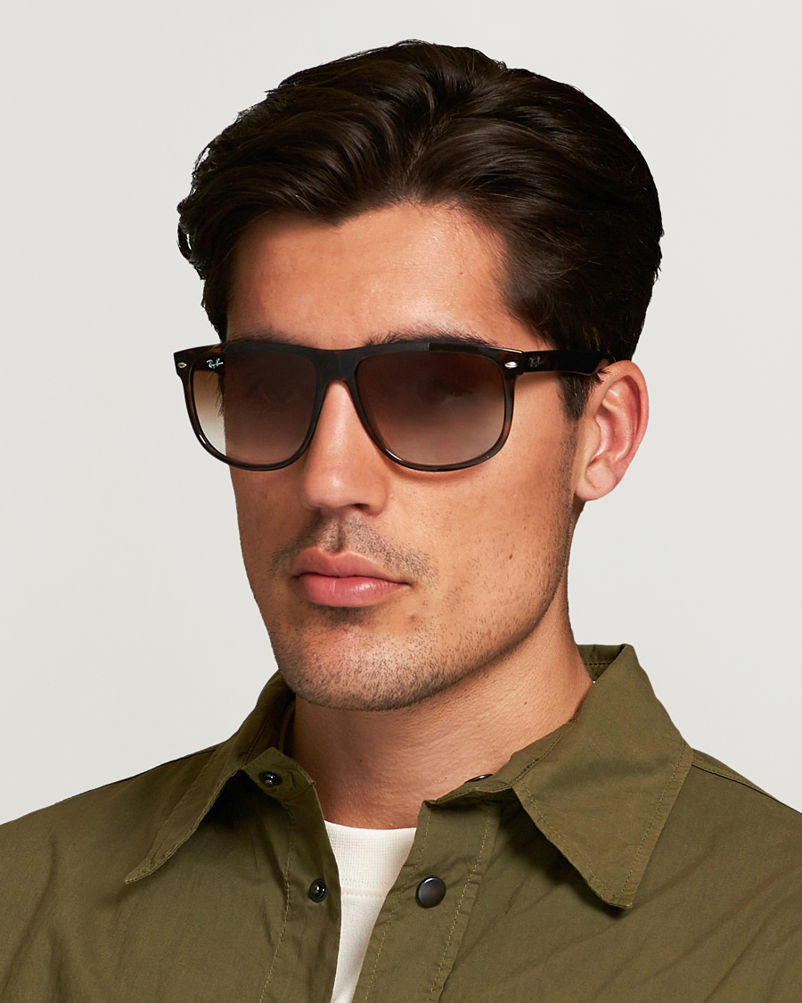 Homme | Lunettes De Soleil | Ray-Ban | RB4147 Sunglasses Light Havana/Crystal Brown Gradient