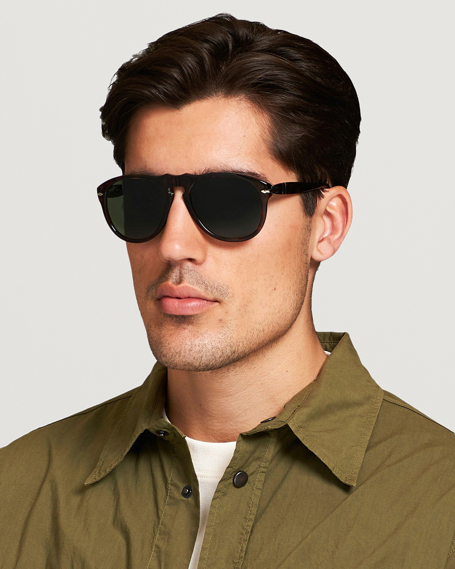 Homme | Lunettes De Soleil | Persol | 0PO0649 Sunglasses Havana/Crystal Green