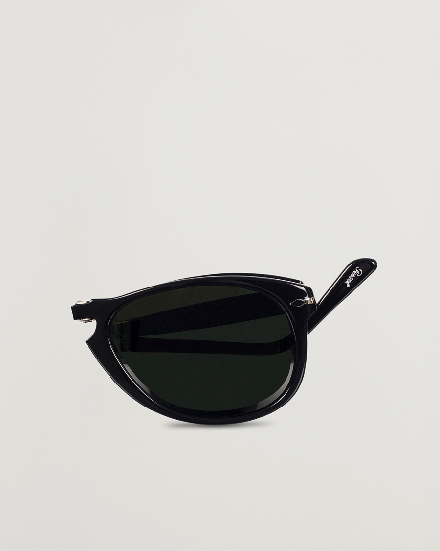 Homme | Lunettes De Soleil | Persol | 0PO0714 Folding Sunglasses Black/Crystal Green