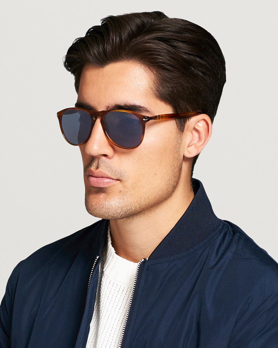 Homme | Lunettes De Soleil | Persol | 0PO9649S Sunglasses Terra Di Siena/Blue