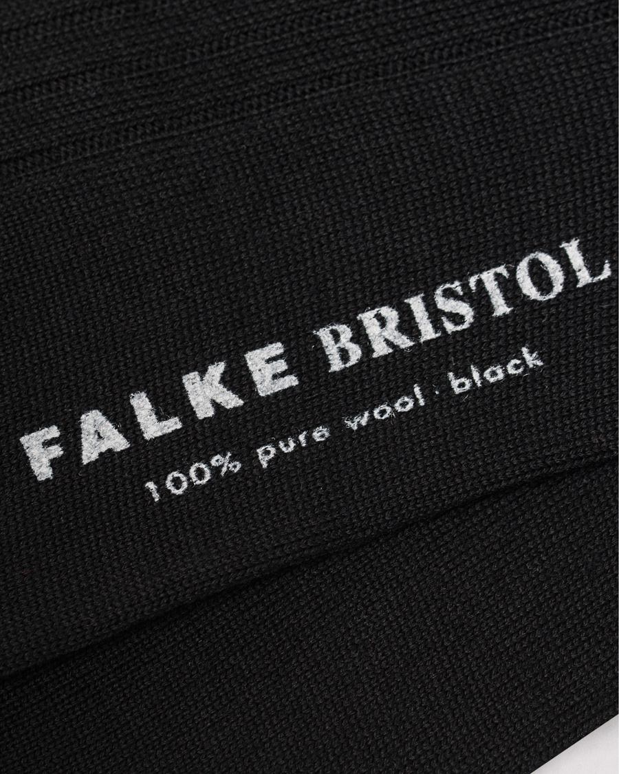 Homme | Sous-Vêtements Et Chaussettes | Falke | Bristol Pure Wool Sock Black