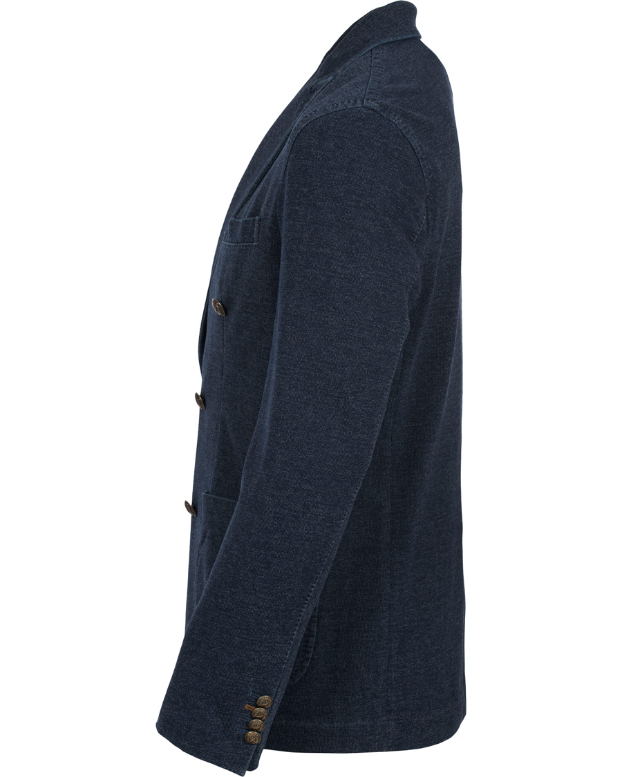 Homme | Blazers | Circolo 1901 | Circolo Double Breasted Jersey Blazer Indigo Blue