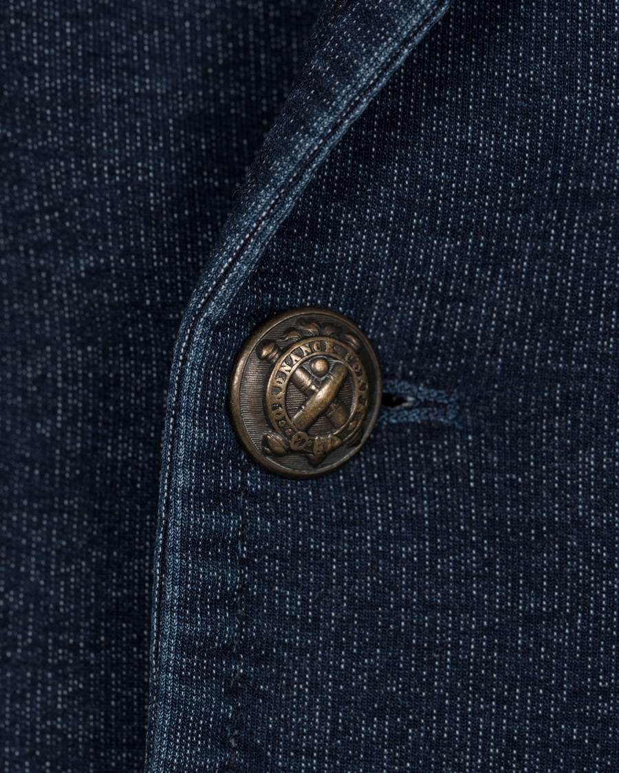 Homme | Blazers | Circolo 1901 | Circolo Double Breasted Jersey Blazer Indigo Blue