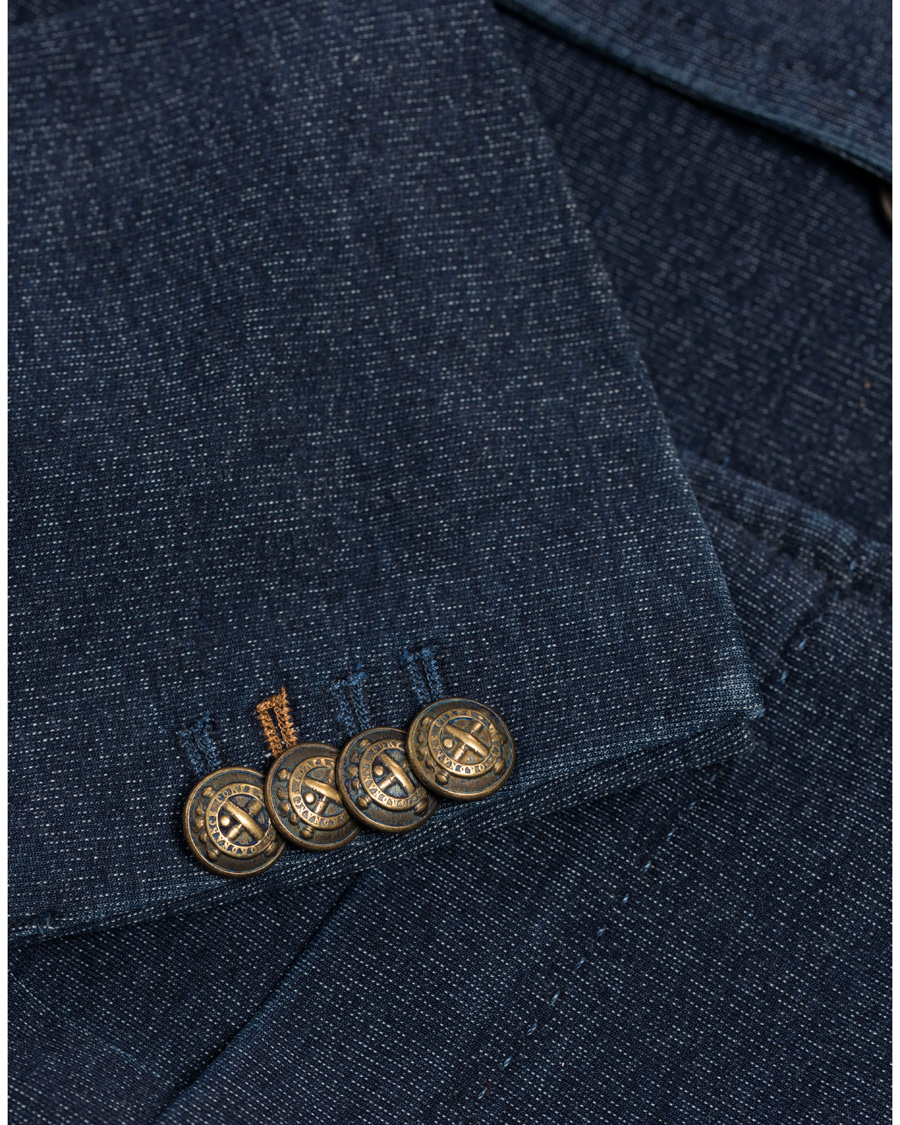 Homme | Blazers | Circolo 1901 | Circolo Double Breasted Jersey Blazer Indigo Blue