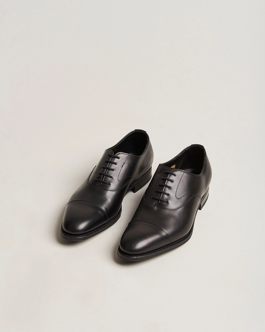 Homme | Chaussures Faites Main | Edward Green | Chelsea Oxford Black Calf