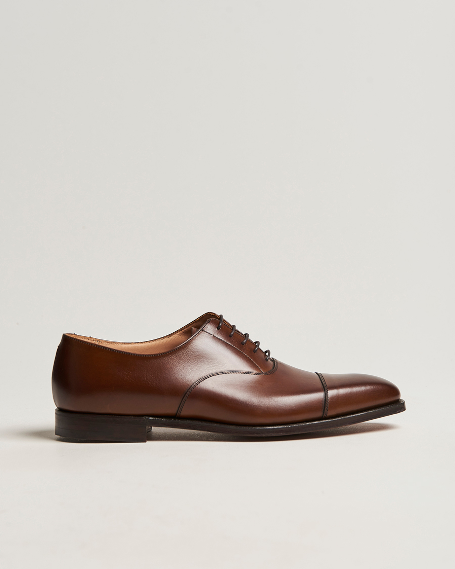 Homme | Chaussures Oxford | Crockett & Jones | Hallam Oxford Dark Brown Calf
