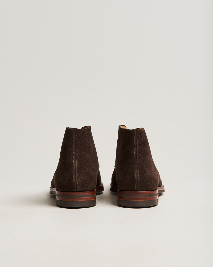 Homme | Bottes | Crockett & Jones | Tetbury Chukka Dark Brown Suede
